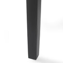 Farmhouse Style Dining Chair With Upholstered Seating - Black