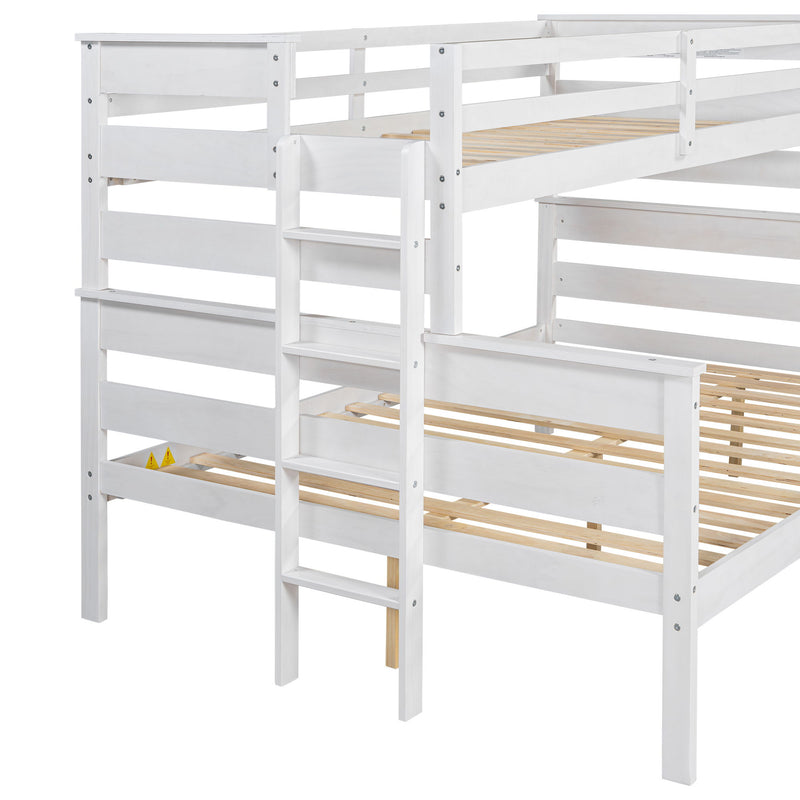 Detachable Design Bunk Bed With Ladder