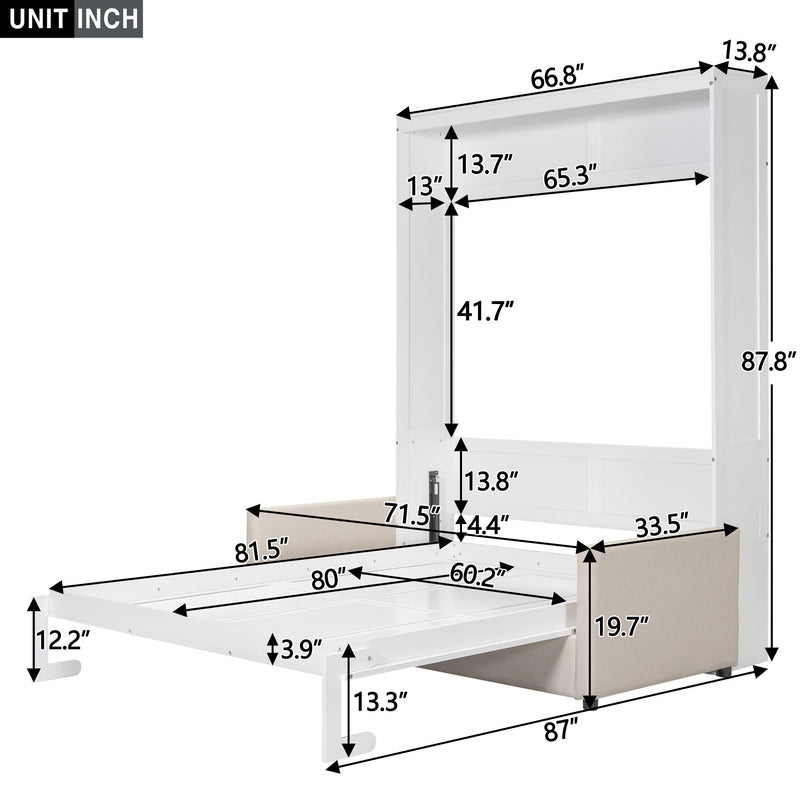Murphy Wall Bed With Cushion