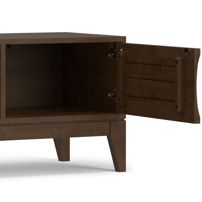 Harper - Low TV Media Stand - Walnut Brown