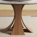 Dining Table Set With Wooden Base