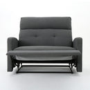Alma - Contemporary Upholstered Loveseat Recliner