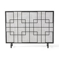 Dorothy - Modern Single Panel Iron Fire Screen