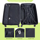 Luggage 4 Piece Lightweight Suitcase With Rotating Wheels With Tsa Lock,