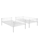 Twin Over Twin Metal Bunk Bed (White)( old sku: MF189201KAA )