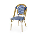 Outdoor Rattan And Aluminum French Bistro Chair Set