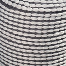 River - Handcrafted Cylindrical Pouf Water Resistant Fabric