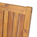 Amethyst - Outdoor Dining Chair With Slat Design (Set of 2) - Natural