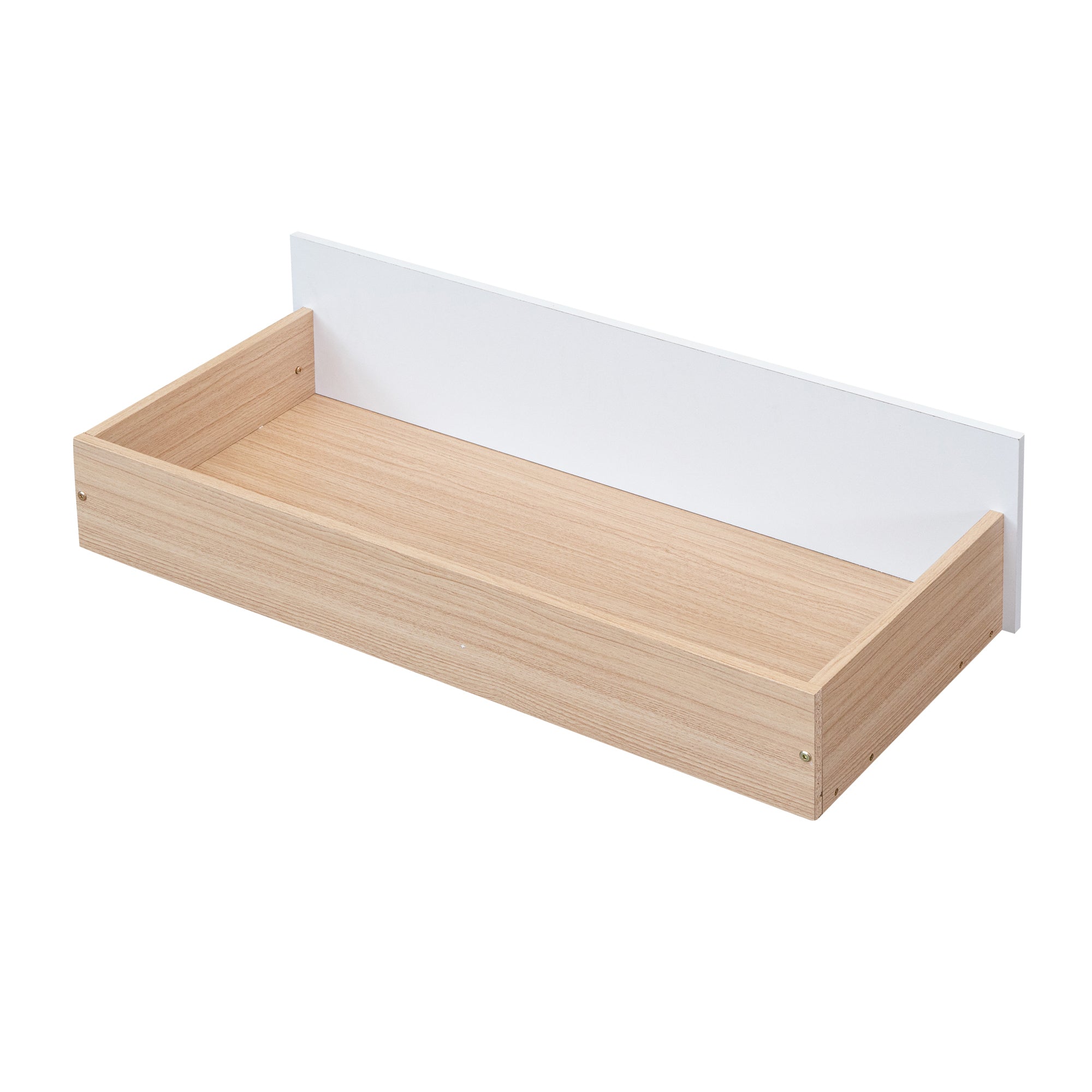 Twin Size Wooden House Bed with Drawers, White - Atlantic Fine Furniture Melbourne FL
