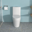 1 Piece Toilet For Bathroom, Dual Flush 1.24 / 1.6 Gpf, Soft Closing Seat - White