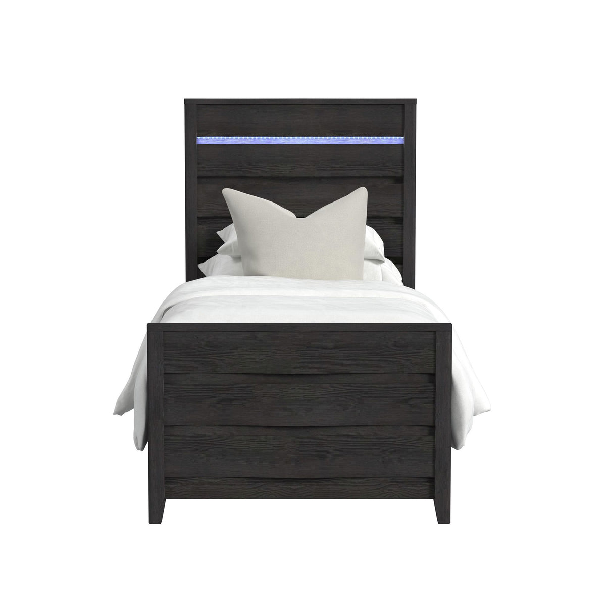 Tobias Bed With LED in Black by Elements International, view 26