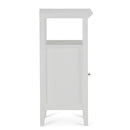 Acadian - Floor Storage Cabinet - Pure White