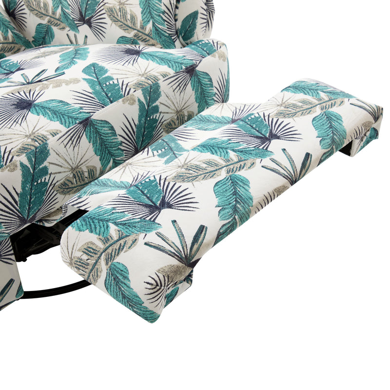 Manual Swivel Recliner Rocker Chair With Adjustable Backrest