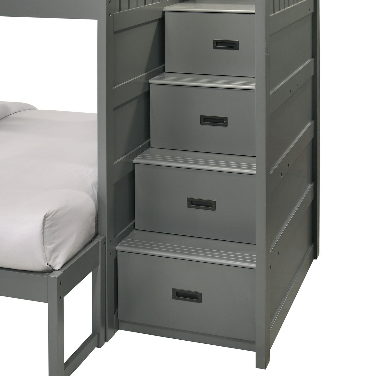 Sami Step Bunk With Right Headboard in Dark Brown by Elements International, view 43