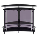 Amarillo - Freestanding Glass Top Home Bar Wine Cabinet