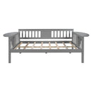 Full size Daybed, Wood Slat Support, Gray