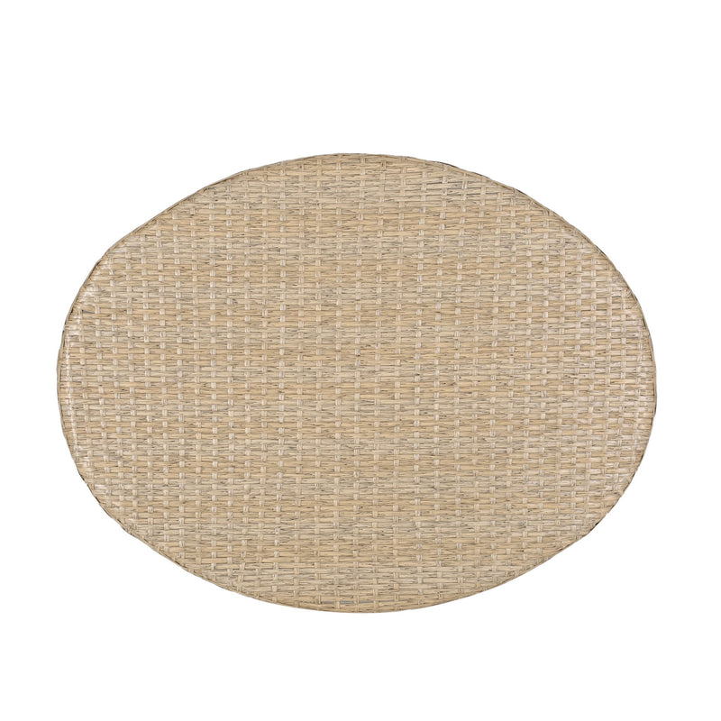 Bruce - Boho Inspired 4 Pieces Chat Set With Water Resistant Cushions - Brown