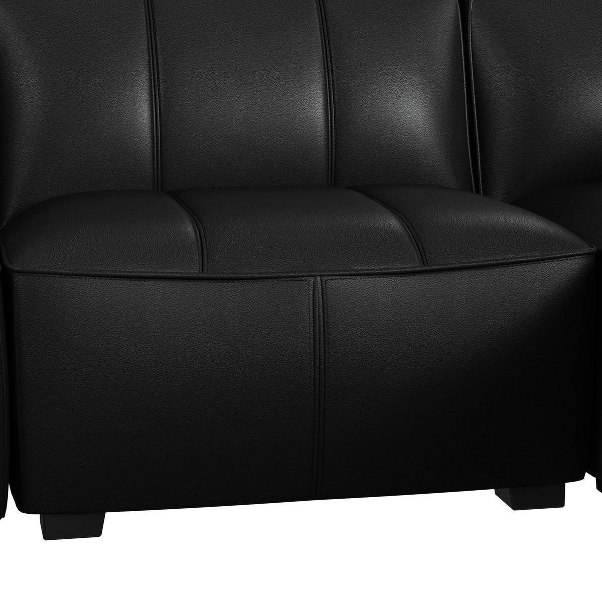 Blake 5 Piece Modular Sectional in Black by Elements International, view 9