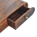 Wall Mounted Console Table - Walnut