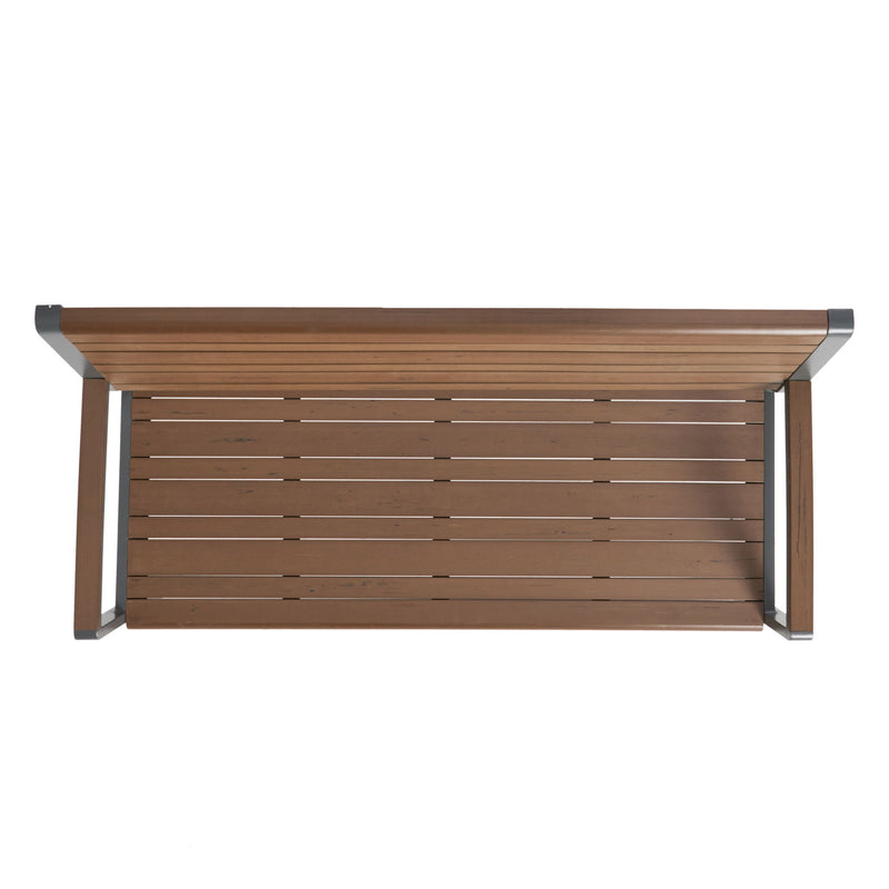 Davos - Bench - Gray / Brown