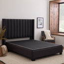 Highrise - Thin Deck Upholstered Platform Bed Frame