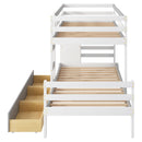Loft Bunk Bed With Drawers And Ladder