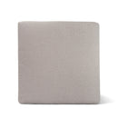 Outdoor 4 Pieces Acacia Sectional Patio Sofa Set - Light Gray / Teak