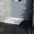 Shower Base With Centered Drain
