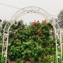 Metal Garden Arch Assemble Freely With 8 Styles Garden Arbor Trellis Climbing Plants Support Rose Arch
