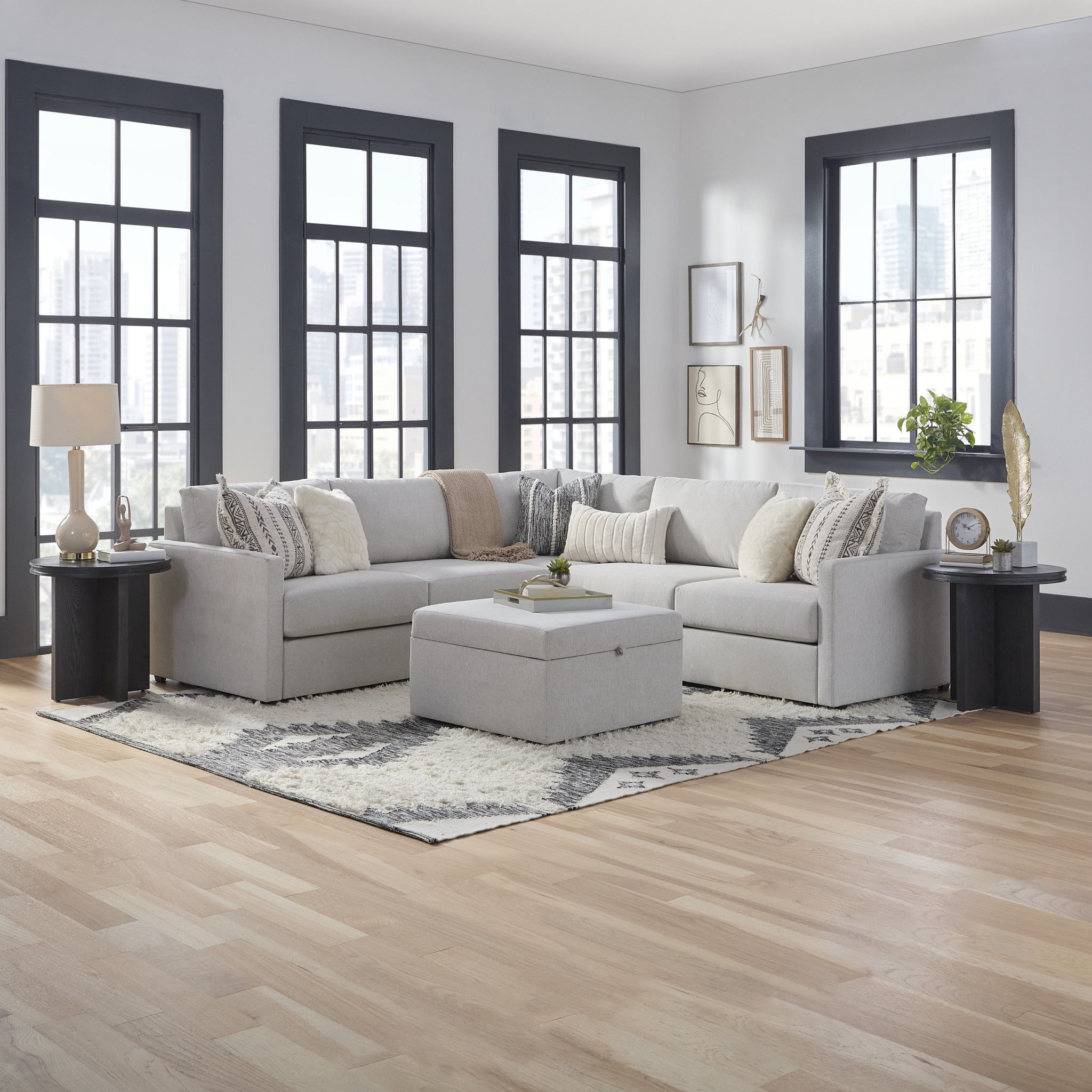 Flex - Sectional, Storage Ottoman