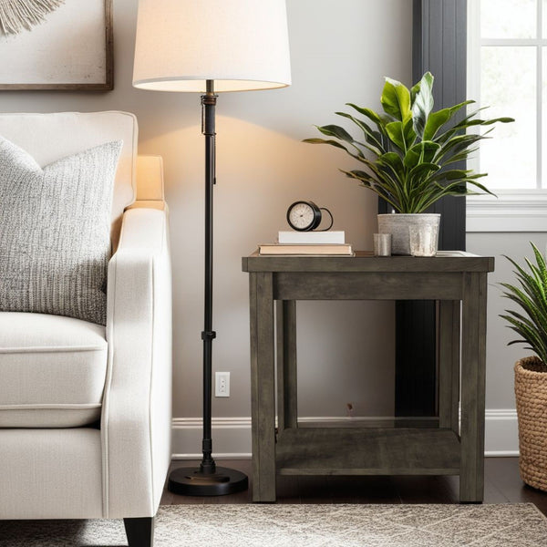 Joshua Creek - Side Table - Barnwood