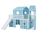 Loft Bed & Slide Tent And Tower