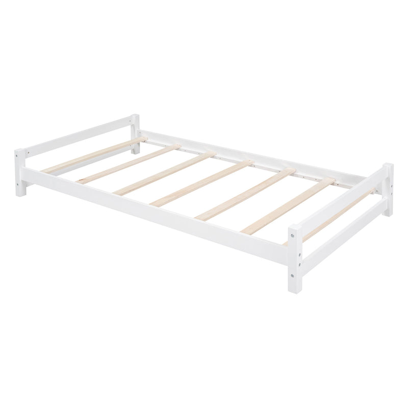 Bunk Bed With LED Light And USB Ports