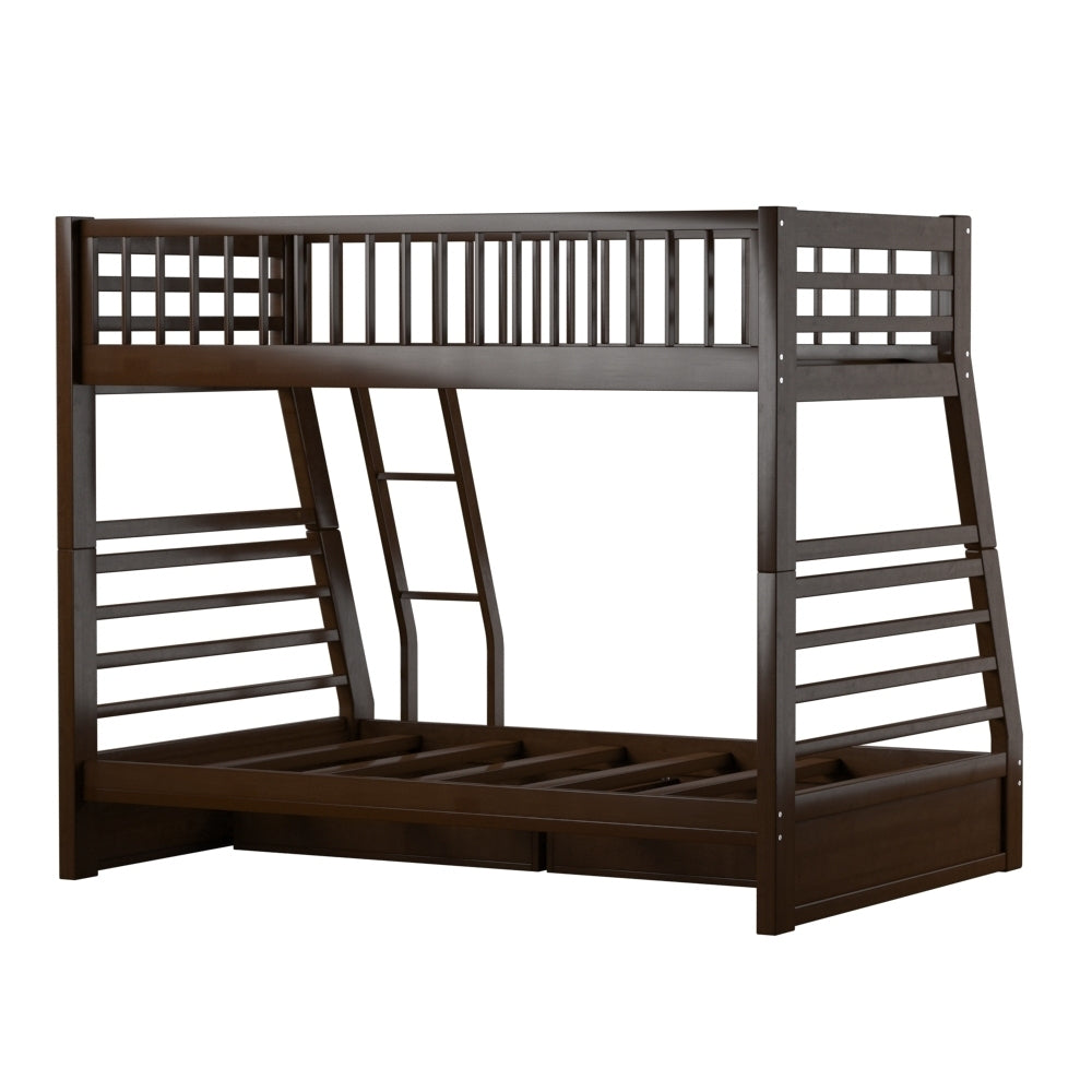 ACME Jason Twin/Full Bunk Bed, Espresso 02020W - Atlantic Fine Furniture Melbourne FL