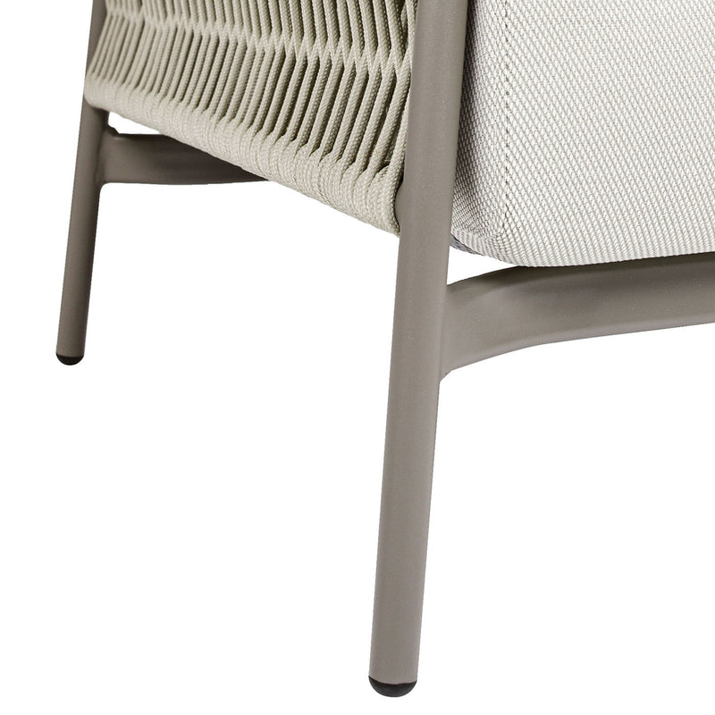 Jasper - Upholstered Patio Deep Seating Armchair - Wheat Beige