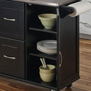 Blanche - Kitchen Cart - Steel Top