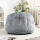 Beanbag Chair, Beanbag Sofa Chair With Armrests Stuffed High Density Foam