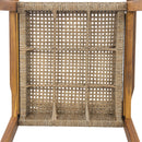 Amaris Outdoor Patio 7Pcs Acacia Wood Dining Set With Faux Wicker Chairs In Teak