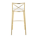 Modern Charlotte - Contemporary Fixed Height Barstool (Set of 2)