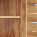 Bathroom Vanity With Ceramic Sink, Freestanding Cabinet - Antique Natural / Brown