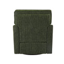 360° Swivel Accent Barrel Armchair With Side Pockets, Compact Design