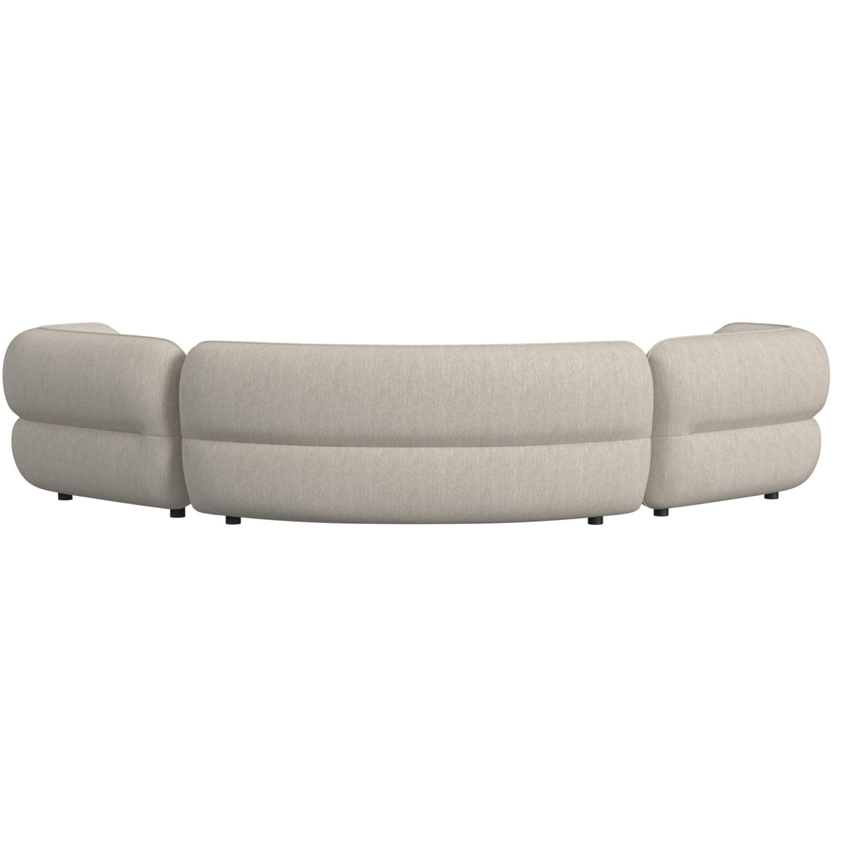 Four Seasons Sectional Set With 6 Pillows in Camel by Elements International, view 7