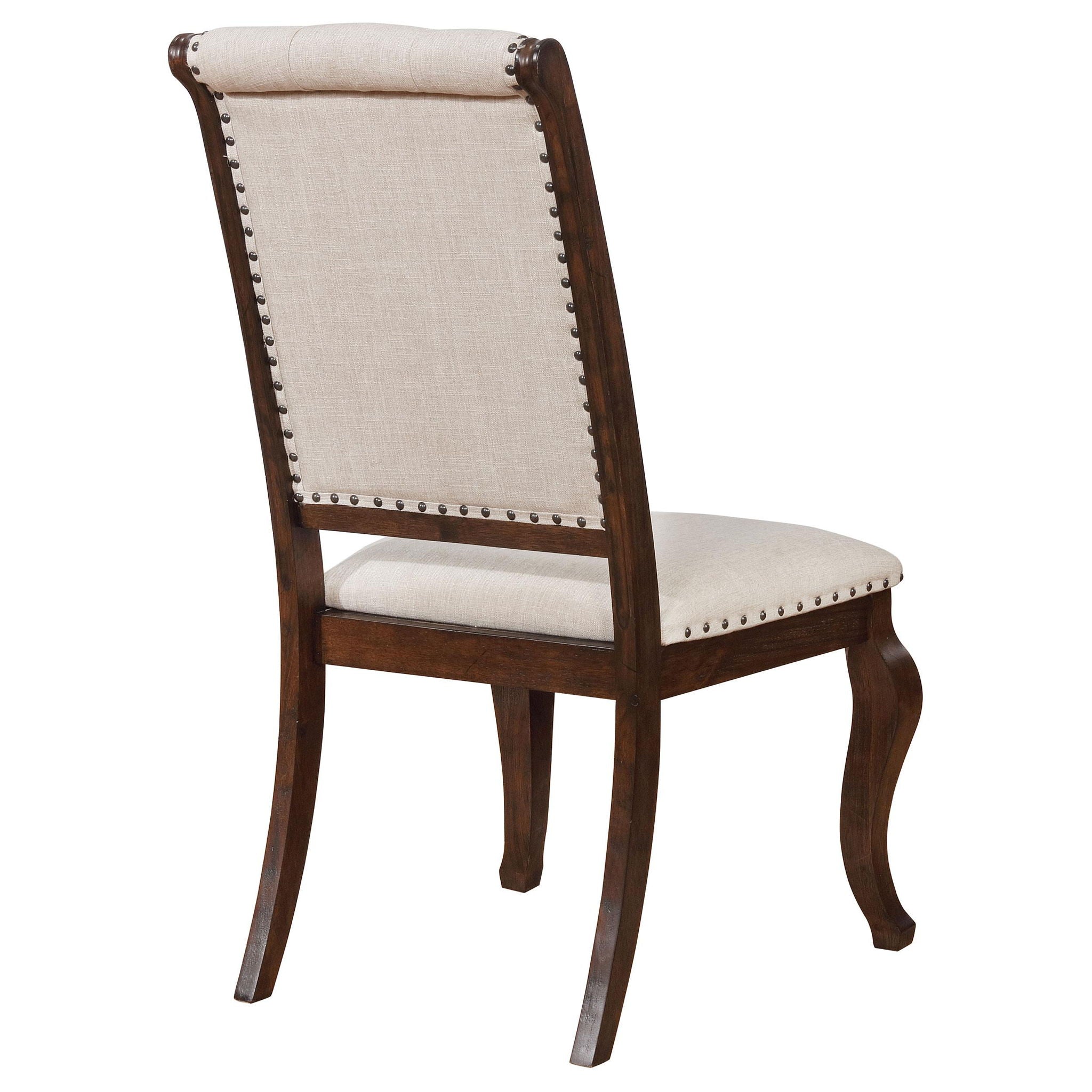 Brockway Upholstered Dining Chair Barley Java (Set of 2) - Atlantic Fine Furniture Melbourne FL