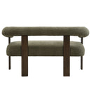 Modern Round Armrest Loveseat