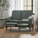 Manville - Contemporary Tufted Loveseat Pushback Recliner