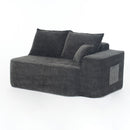 L-Shaped Sectional Sofa Couch With Chaise, Extra Deep Seats