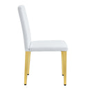 Elegant Upholstered Chairs With Metal Legs