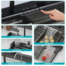 30" Single Bowl Kitchen Sink With Smart LED Faucet