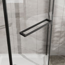 Durable Hardware Neo Angle Frameless Shower Door With Acrylic Base Combo