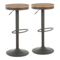 Dakota - Industrial Adjustable Barstool (Set of 2)